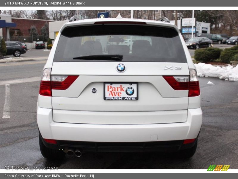Alpine White / Black 2010 BMW X3 xDrive30i