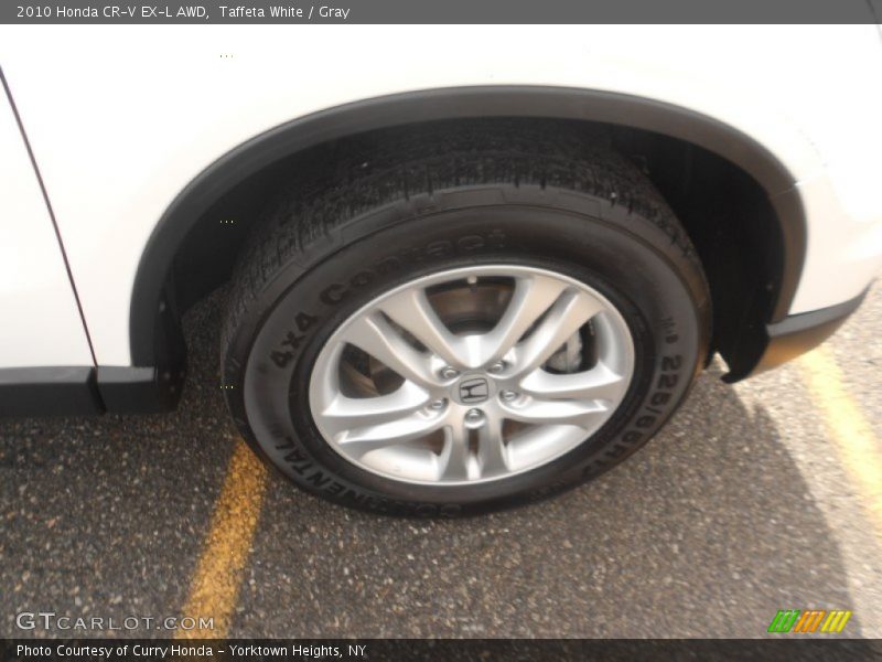 Taffeta White / Gray 2010 Honda CR-V EX-L AWD