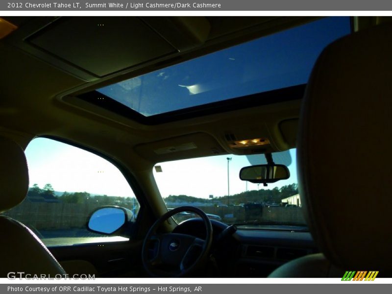 Summit White / Light Cashmere/Dark Cashmere 2012 Chevrolet Tahoe LT
