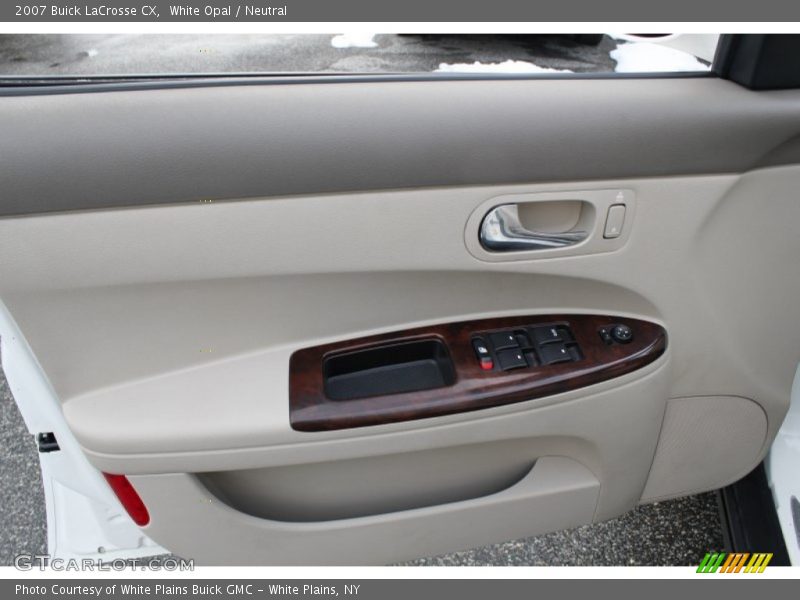 White Opal / Neutral 2007 Buick LaCrosse CX