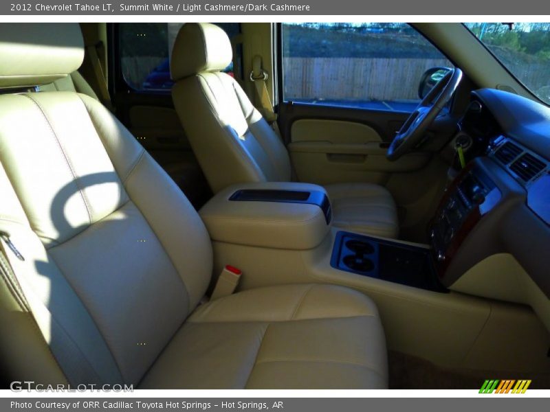 Summit White / Light Cashmere/Dark Cashmere 2012 Chevrolet Tahoe LT