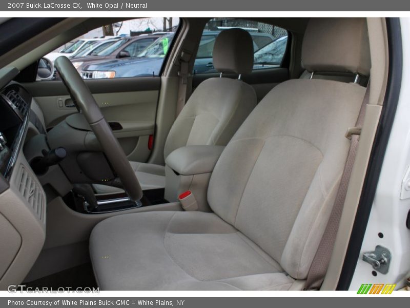 Front Seat of 2007 LaCrosse CX