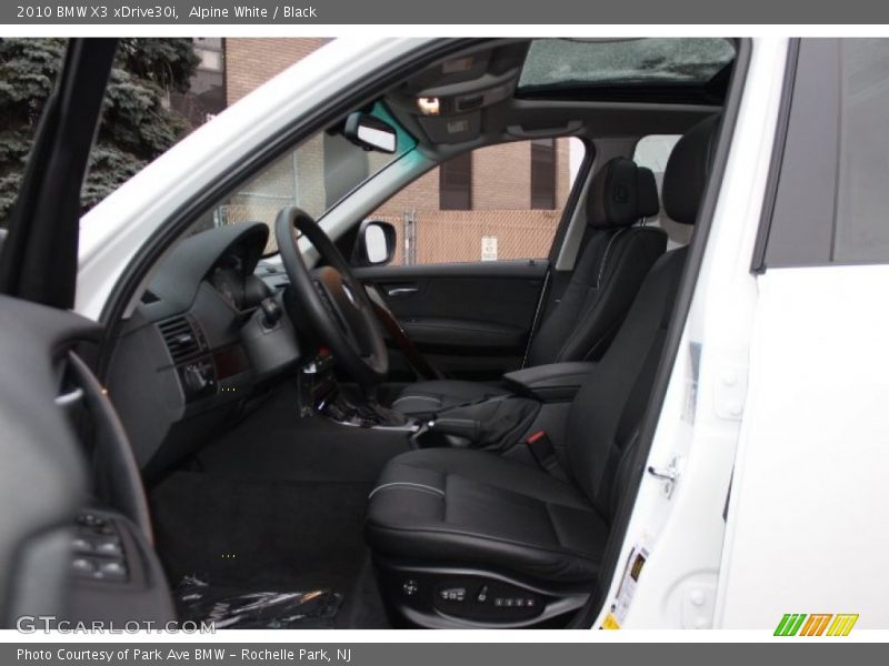 Alpine White / Black 2010 BMW X3 xDrive30i