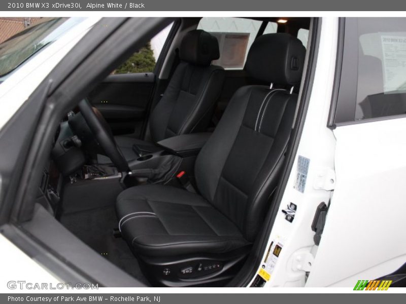 Alpine White / Black 2010 BMW X3 xDrive30i