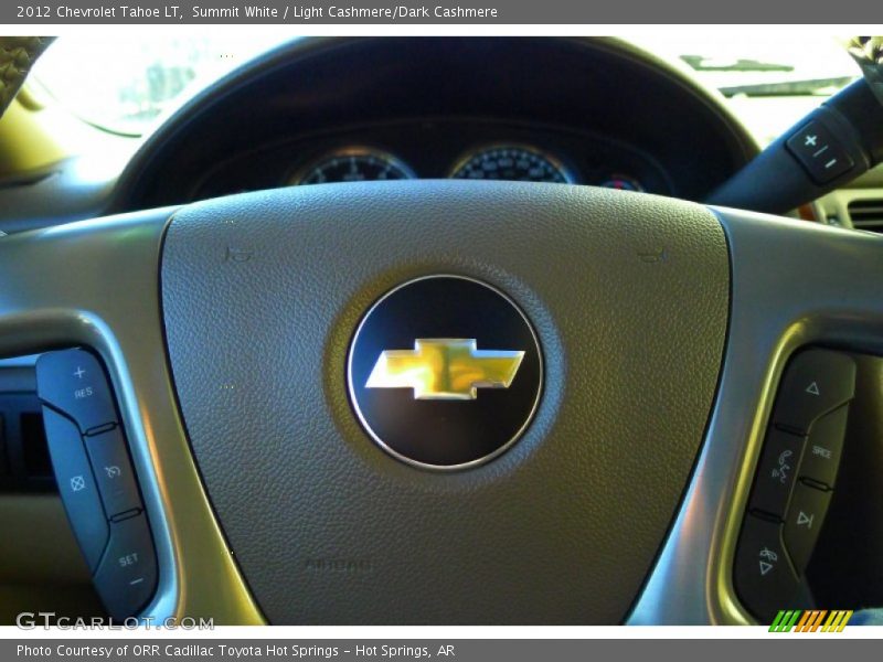 Summit White / Light Cashmere/Dark Cashmere 2012 Chevrolet Tahoe LT