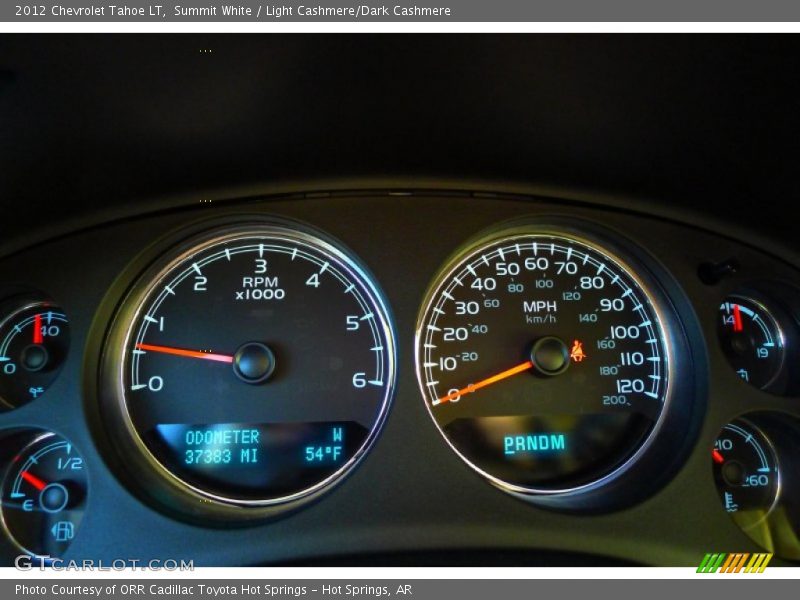Summit White / Light Cashmere/Dark Cashmere 2012 Chevrolet Tahoe LT