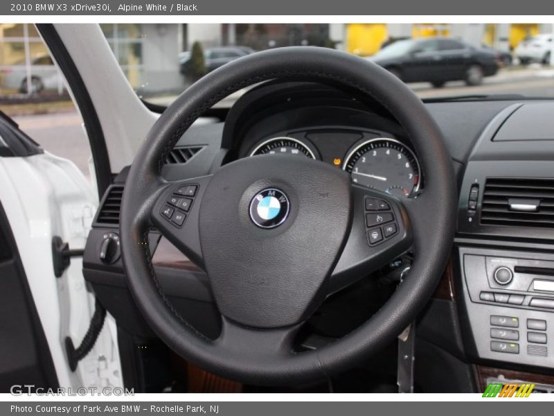Alpine White / Black 2010 BMW X3 xDrive30i