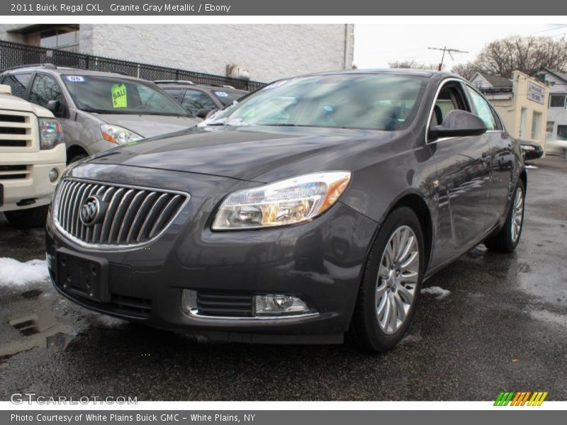 Granite Gray Metallic / Ebony 2011 Buick Regal CXL