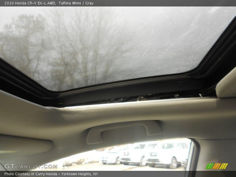 Taffeta White / Gray 2010 Honda CR-V EX-L AWD