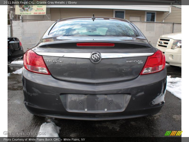 Granite Gray Metallic / Ebony 2011 Buick Regal CXL