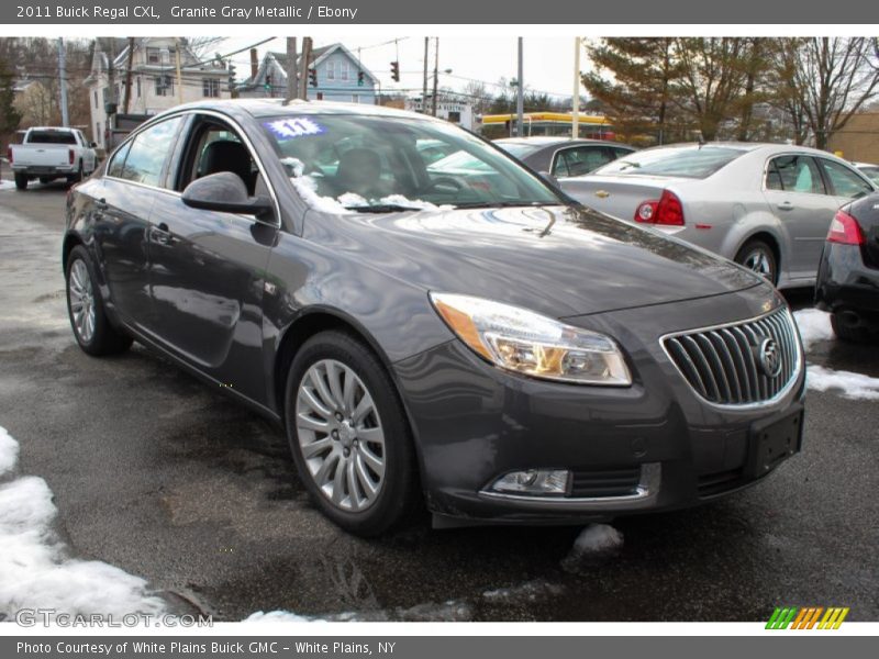 Granite Gray Metallic / Ebony 2011 Buick Regal CXL