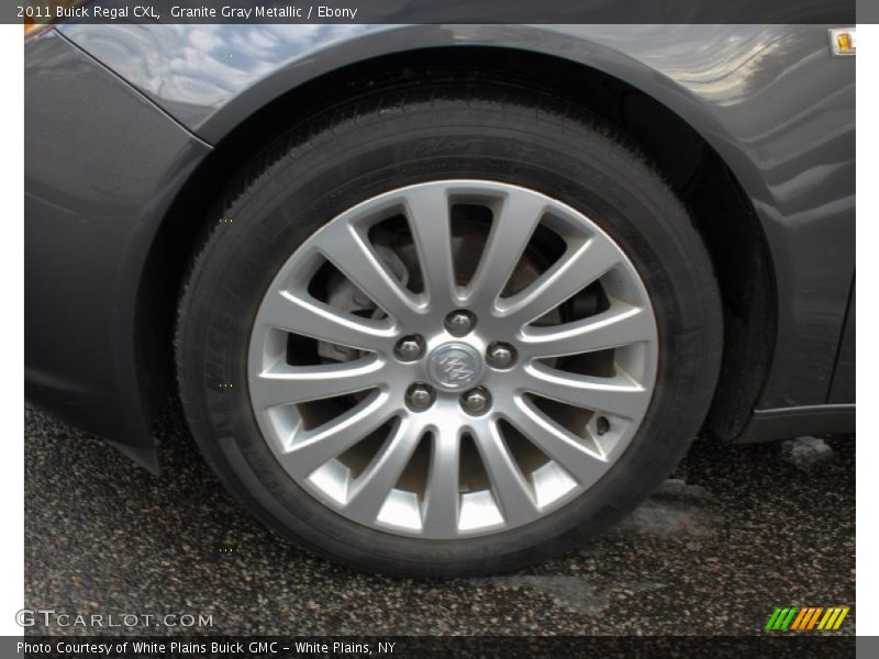 Granite Gray Metallic / Ebony 2011 Buick Regal CXL