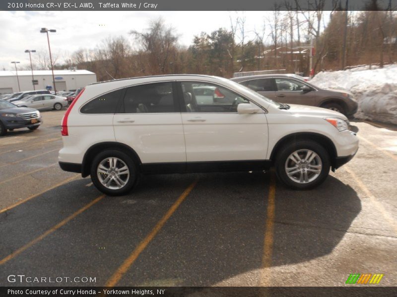 Taffeta White / Gray 2010 Honda CR-V EX-L AWD