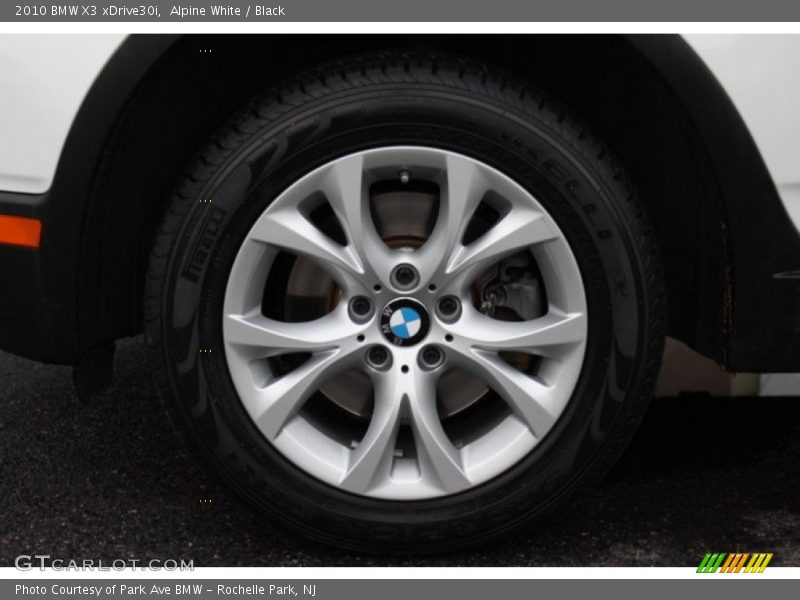 Alpine White / Black 2010 BMW X3 xDrive30i