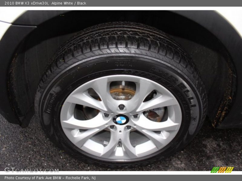 Alpine White / Black 2010 BMW X3 xDrive30i