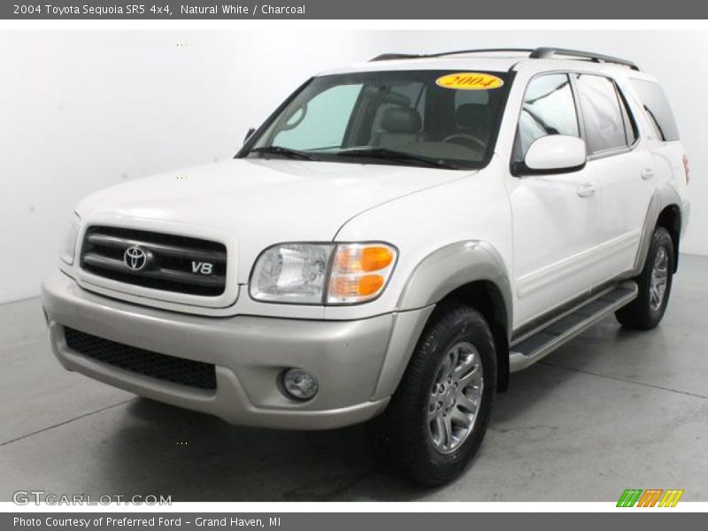 Natural White / Charcoal 2004 Toyota Sequoia SR5 4x4