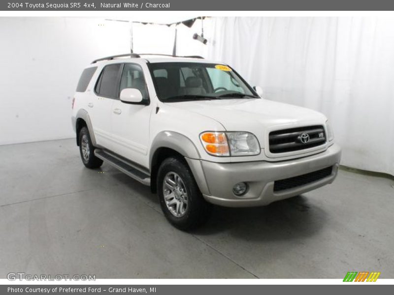 Natural White / Charcoal 2004 Toyota Sequoia SR5 4x4