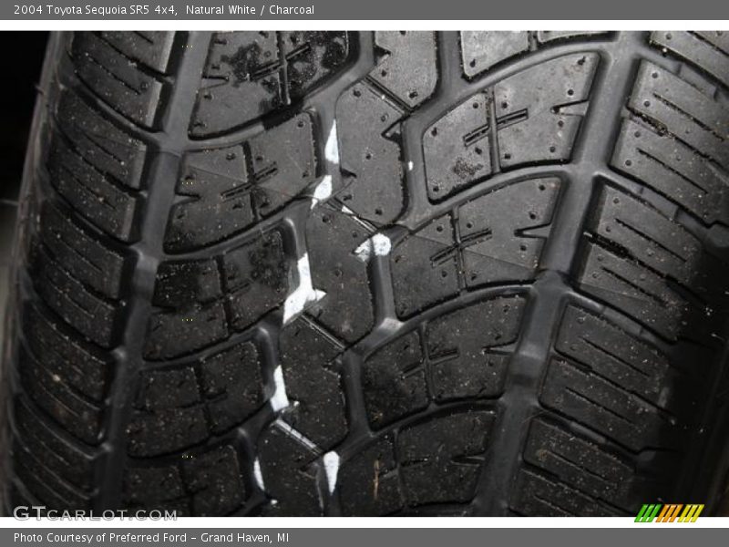 Natural White / Charcoal 2004 Toyota Sequoia SR5 4x4