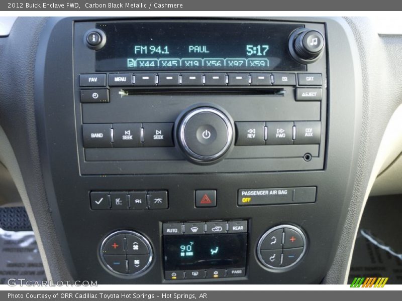 Carbon Black Metallic / Cashmere 2012 Buick Enclave FWD