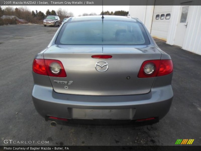 Titanium Gray Metallic / Black 2005 Mazda MAZDA3 i Sedan