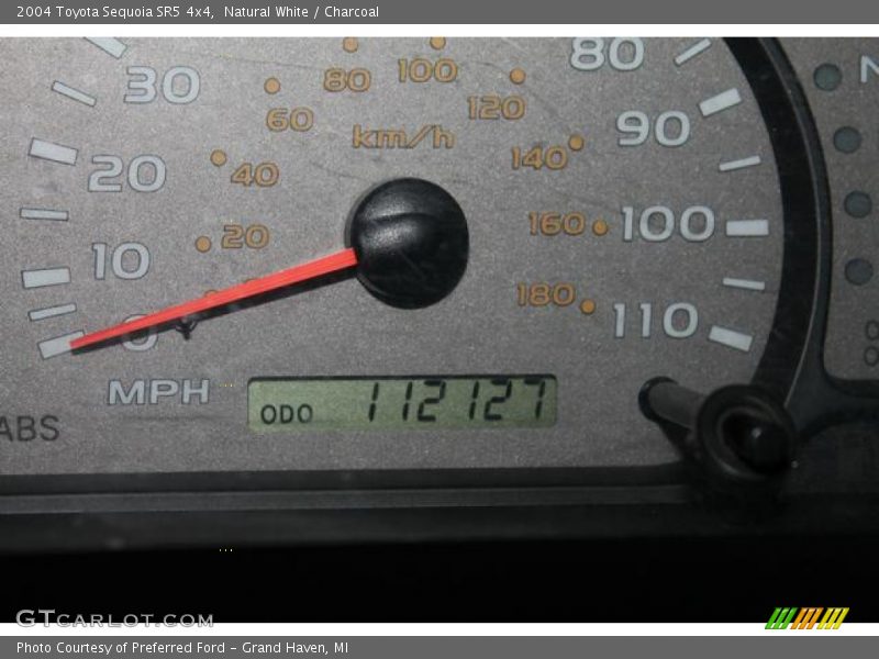 Natural White / Charcoal 2004 Toyota Sequoia SR5 4x4
