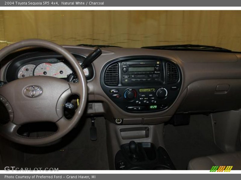 Natural White / Charcoal 2004 Toyota Sequoia SR5 4x4