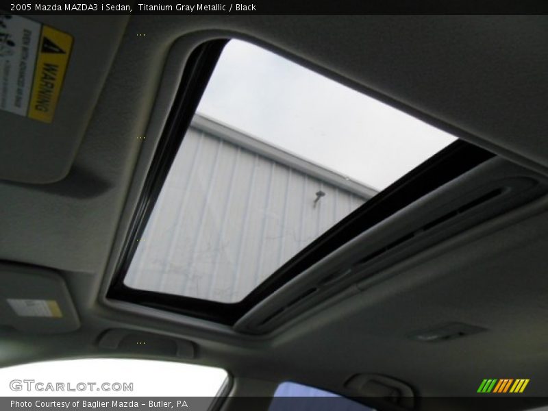Titanium Gray Metallic / Black 2005 Mazda MAZDA3 i Sedan