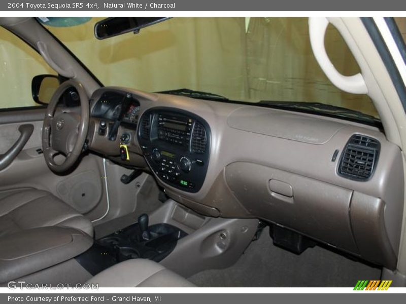 Natural White / Charcoal 2004 Toyota Sequoia SR5 4x4