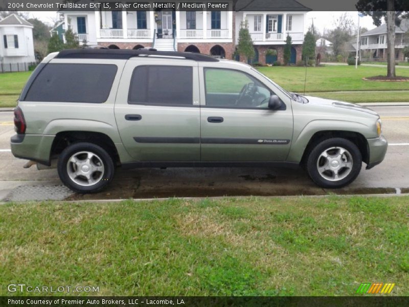 Silver Green Metallic / Medium Pewter 2004 Chevrolet TrailBlazer EXT LS