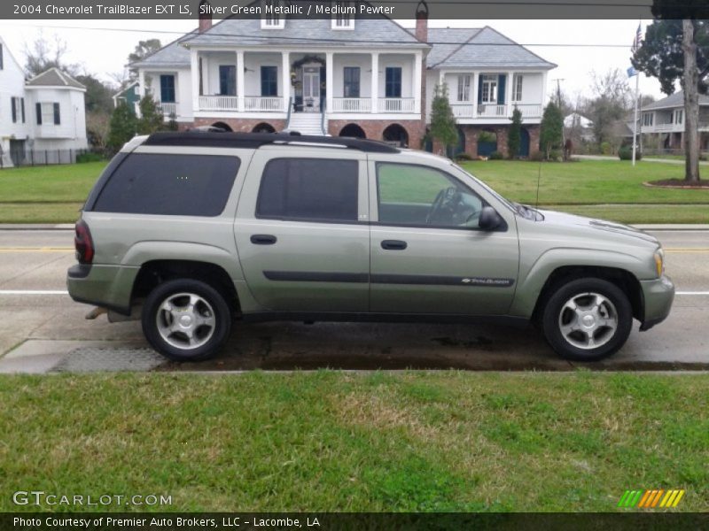 Silver Green Metallic / Medium Pewter 2004 Chevrolet TrailBlazer EXT LS