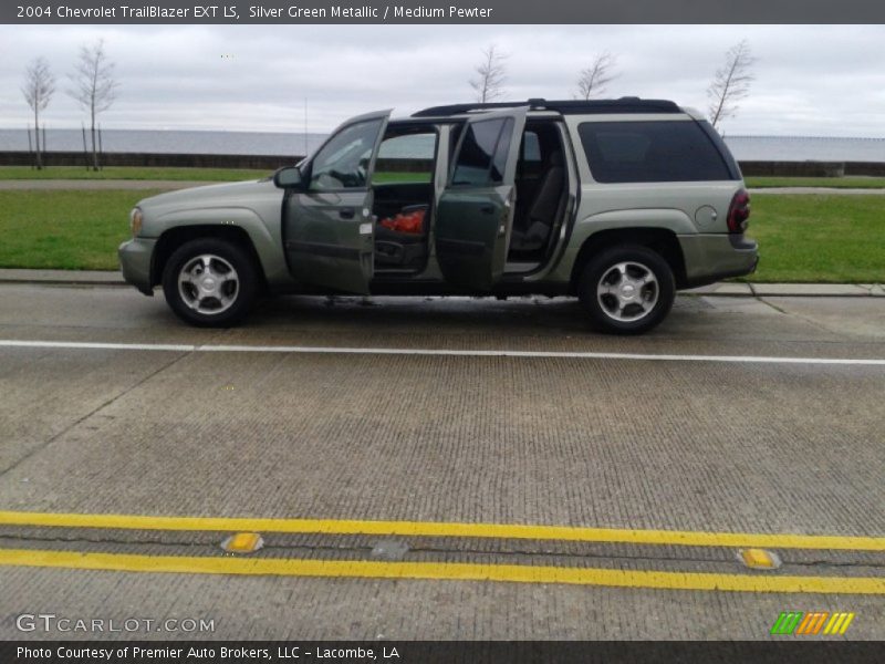 Silver Green Metallic / Medium Pewter 2004 Chevrolet TrailBlazer EXT LS
