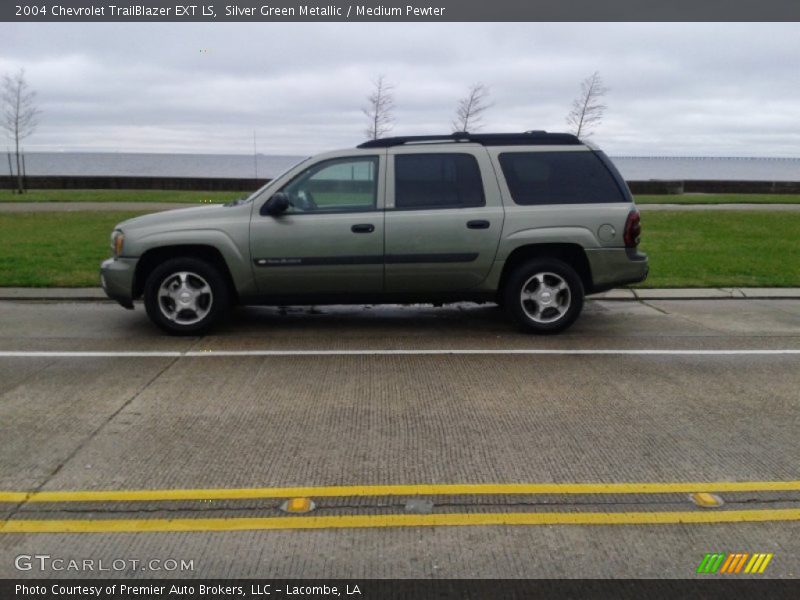 Silver Green Metallic / Medium Pewter 2004 Chevrolet TrailBlazer EXT LS