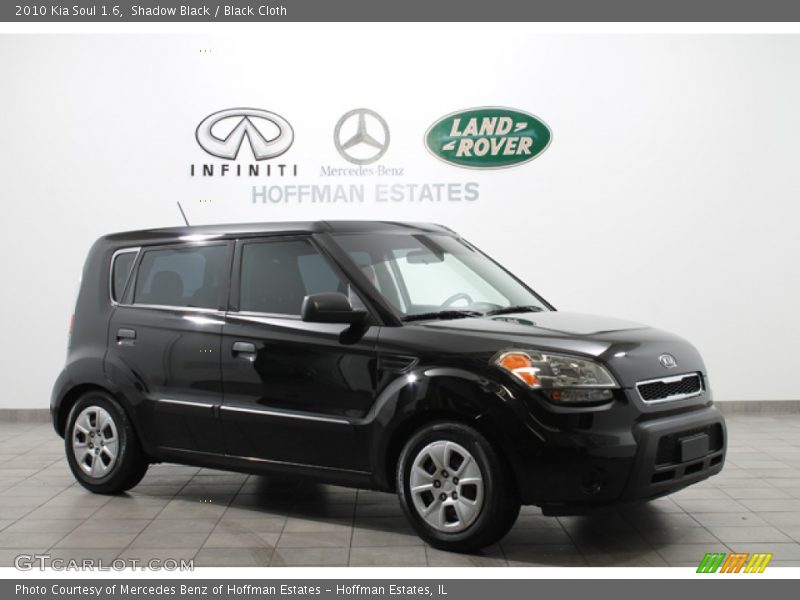 Shadow Black / Black Cloth 2010 Kia Soul 1.6