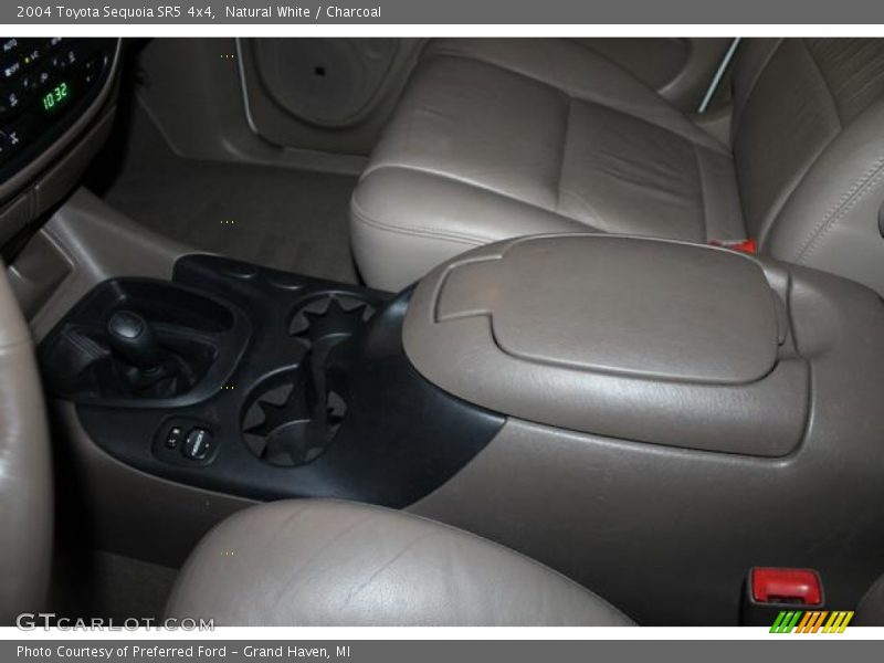 Natural White / Charcoal 2004 Toyota Sequoia SR5 4x4