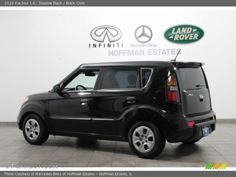 Shadow Black / Black Cloth 2010 Kia Soul 1.6