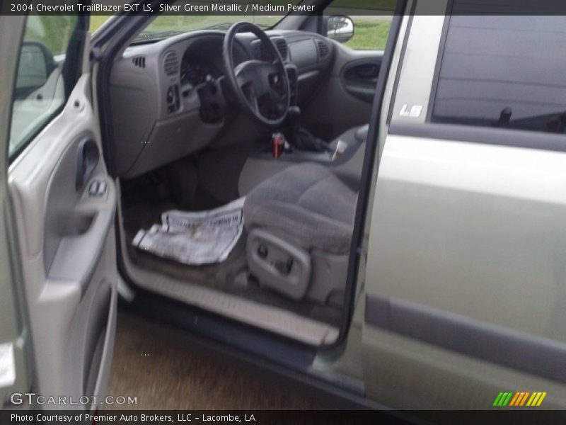 Silver Green Metallic / Medium Pewter 2004 Chevrolet TrailBlazer EXT LS