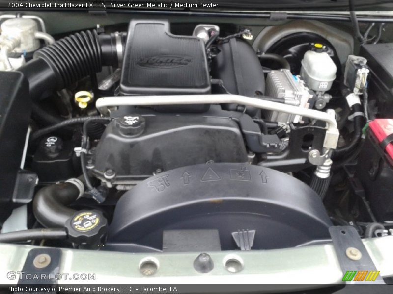 Silver Green Metallic / Medium Pewter 2004 Chevrolet TrailBlazer EXT LS