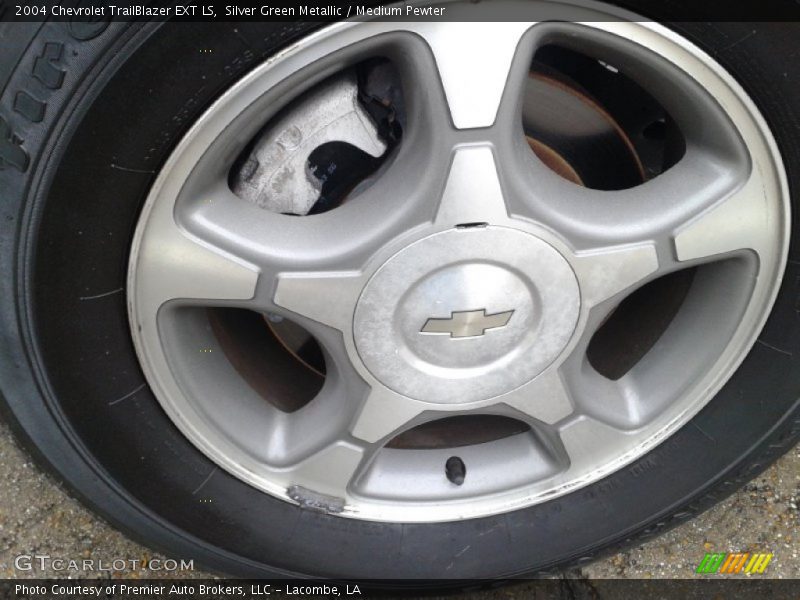 Silver Green Metallic / Medium Pewter 2004 Chevrolet TrailBlazer EXT LS