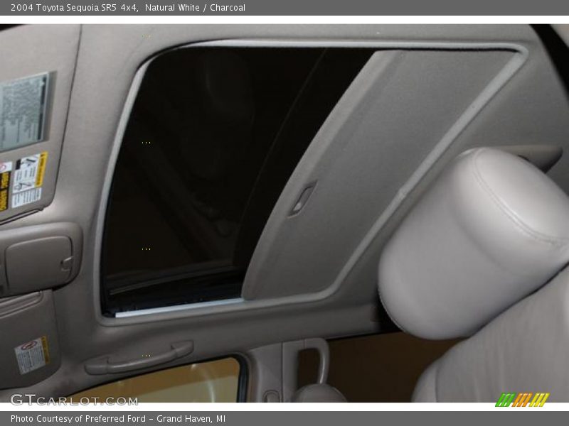 Natural White / Charcoal 2004 Toyota Sequoia SR5 4x4