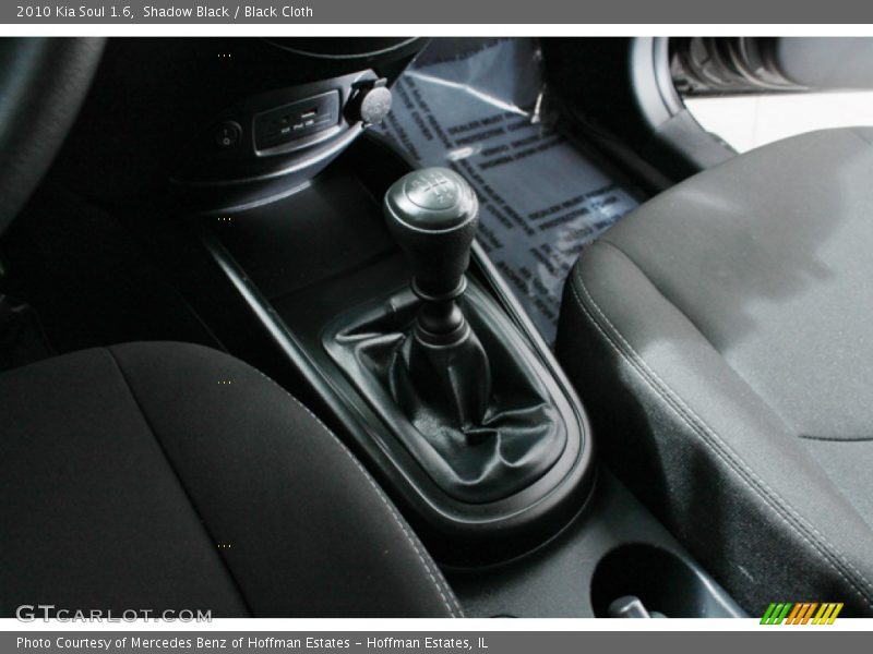 Shadow Black / Black Cloth 2010 Kia Soul 1.6