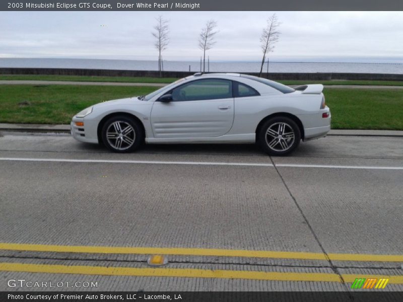 Dover White Pearl / Midnight 2003 Mitsubishi Eclipse GTS Coupe