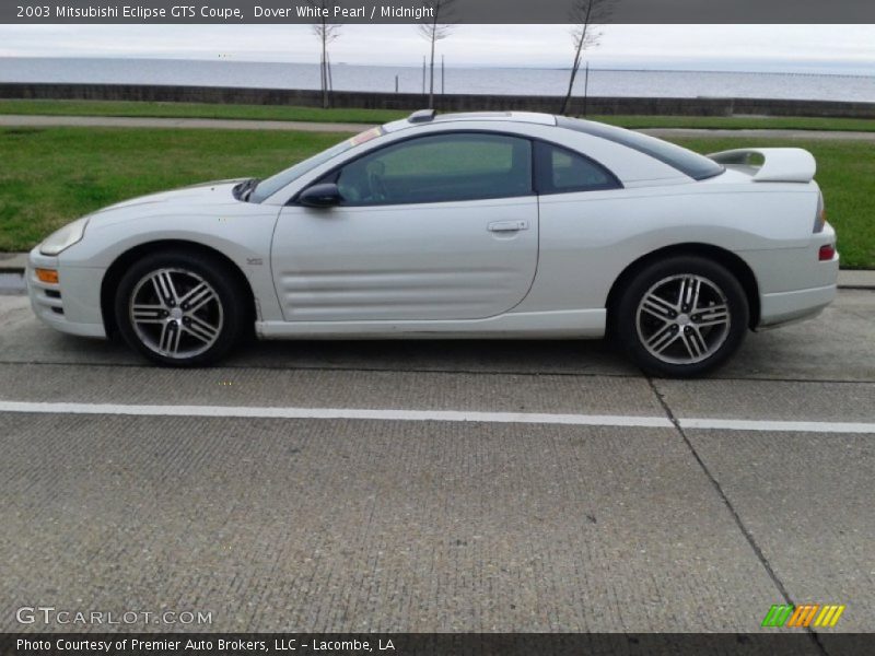 Dover White Pearl / Midnight 2003 Mitsubishi Eclipse GTS Coupe
