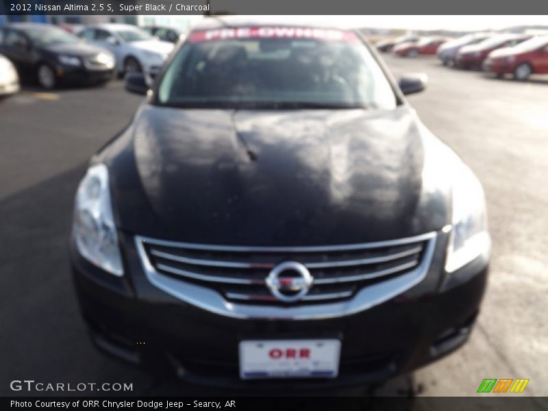 Super Black / Charcoal 2012 Nissan Altima 2.5 S