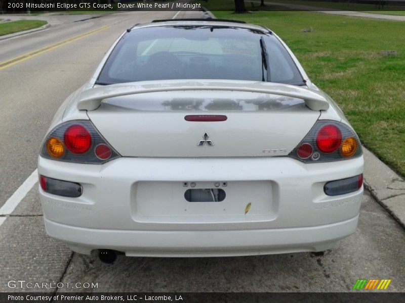 Dover White Pearl / Midnight 2003 Mitsubishi Eclipse GTS Coupe