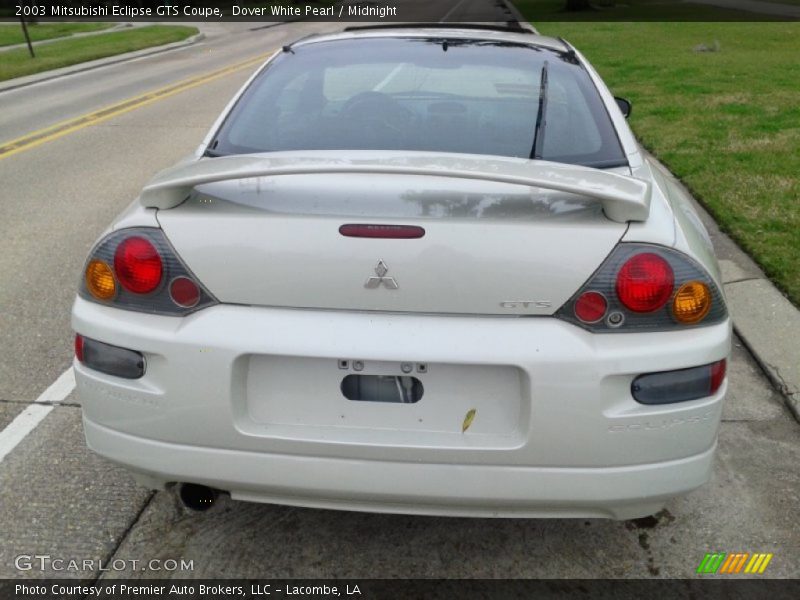 Dover White Pearl / Midnight 2003 Mitsubishi Eclipse GTS Coupe
