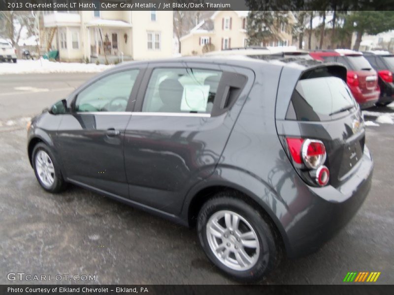 Cyber Gray Metallic / Jet Black/Dark Titanium 2013 Chevrolet Sonic LT Hatch