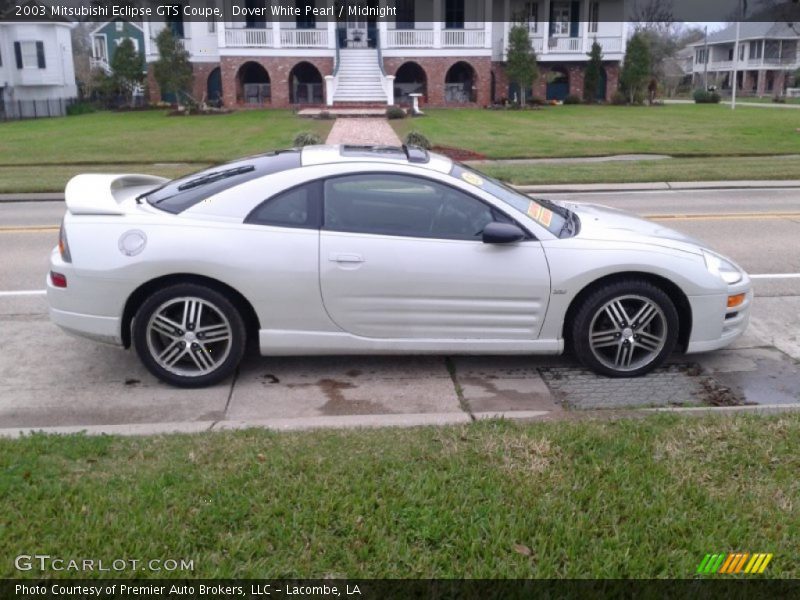Dover White Pearl / Midnight 2003 Mitsubishi Eclipse GTS Coupe