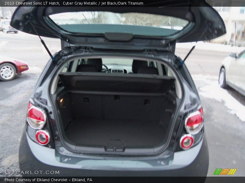 Cyber Gray Metallic / Jet Black/Dark Titanium 2013 Chevrolet Sonic LT Hatch