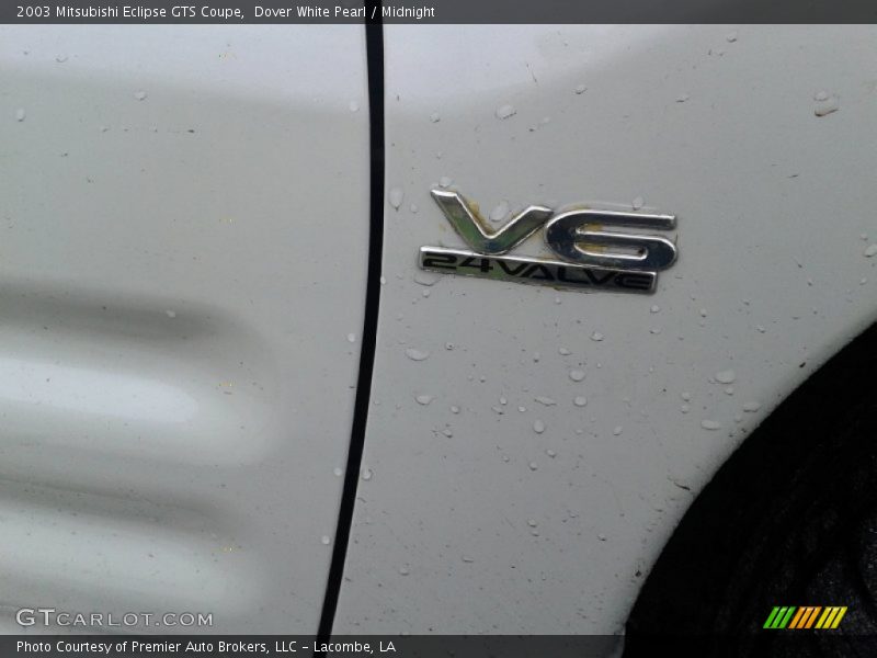 Dover White Pearl / Midnight 2003 Mitsubishi Eclipse GTS Coupe