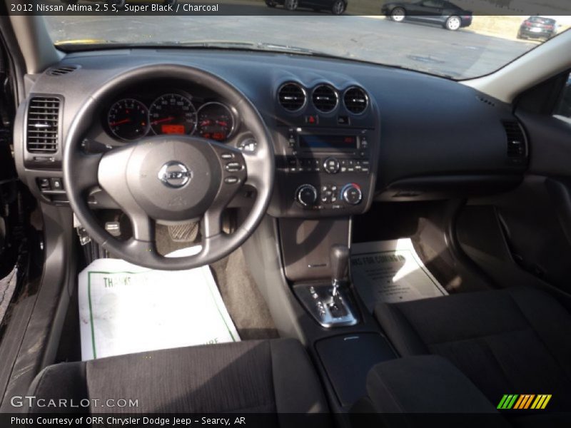 Super Black / Charcoal 2012 Nissan Altima 2.5 S